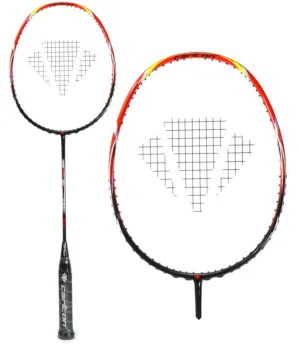 Carlton Aerospeed 100S Badminton Racket - Black / Red