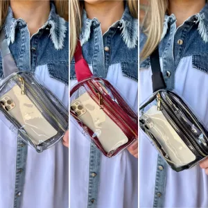 Cassie Clear Belt Bag