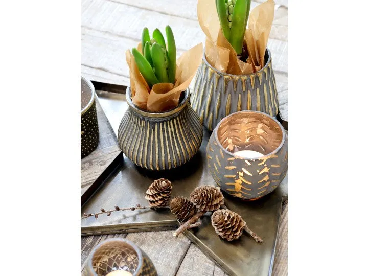 Chic Antique Rillet Fyrfadsstage