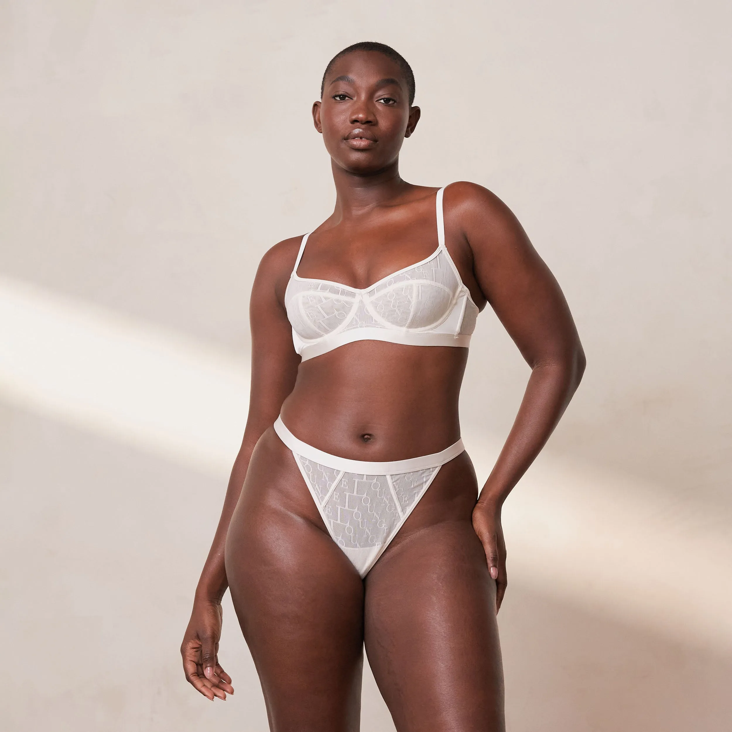 Chic Balcony Soutien-Gorge - Perle