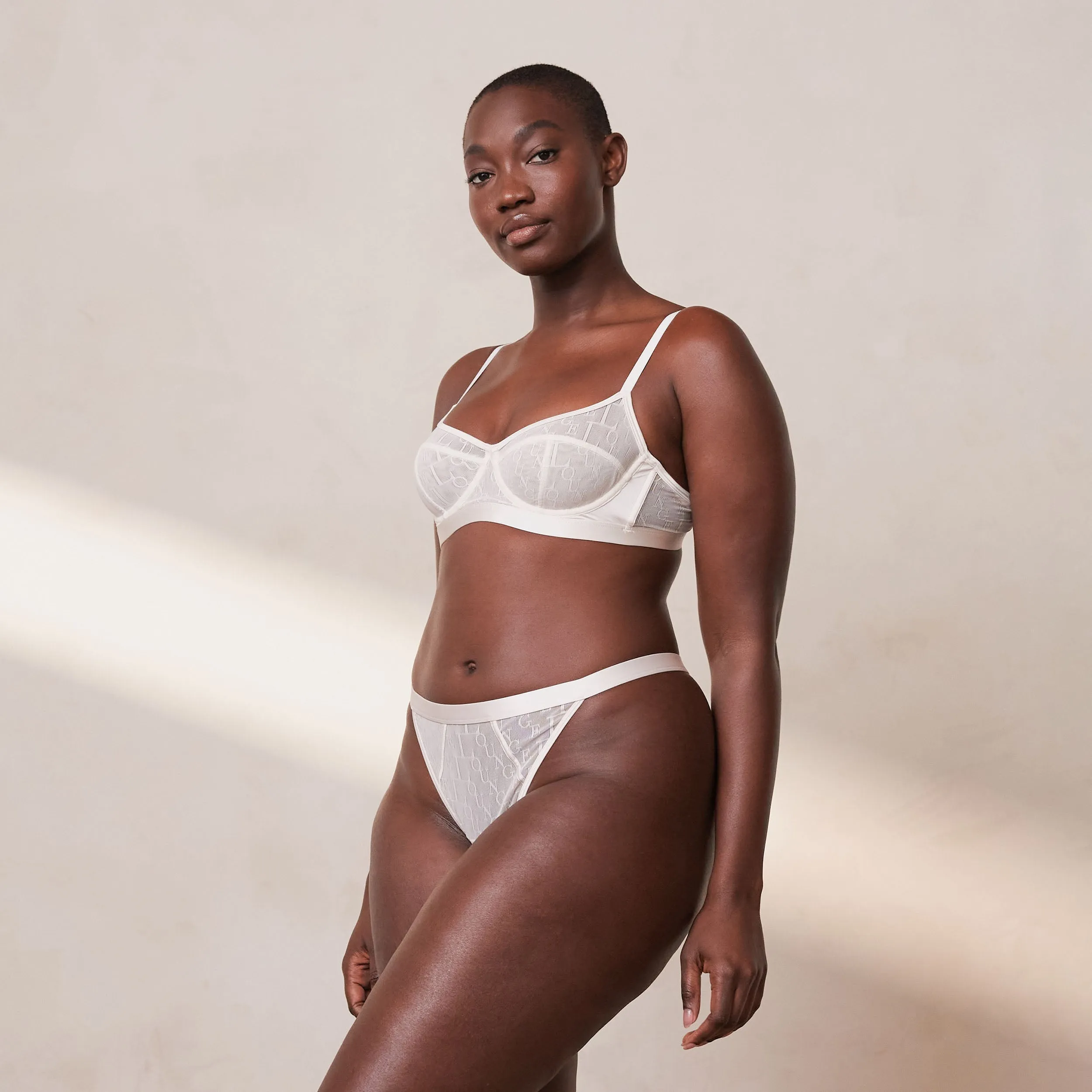 Chic Balcony Soutien-Gorge - Perle