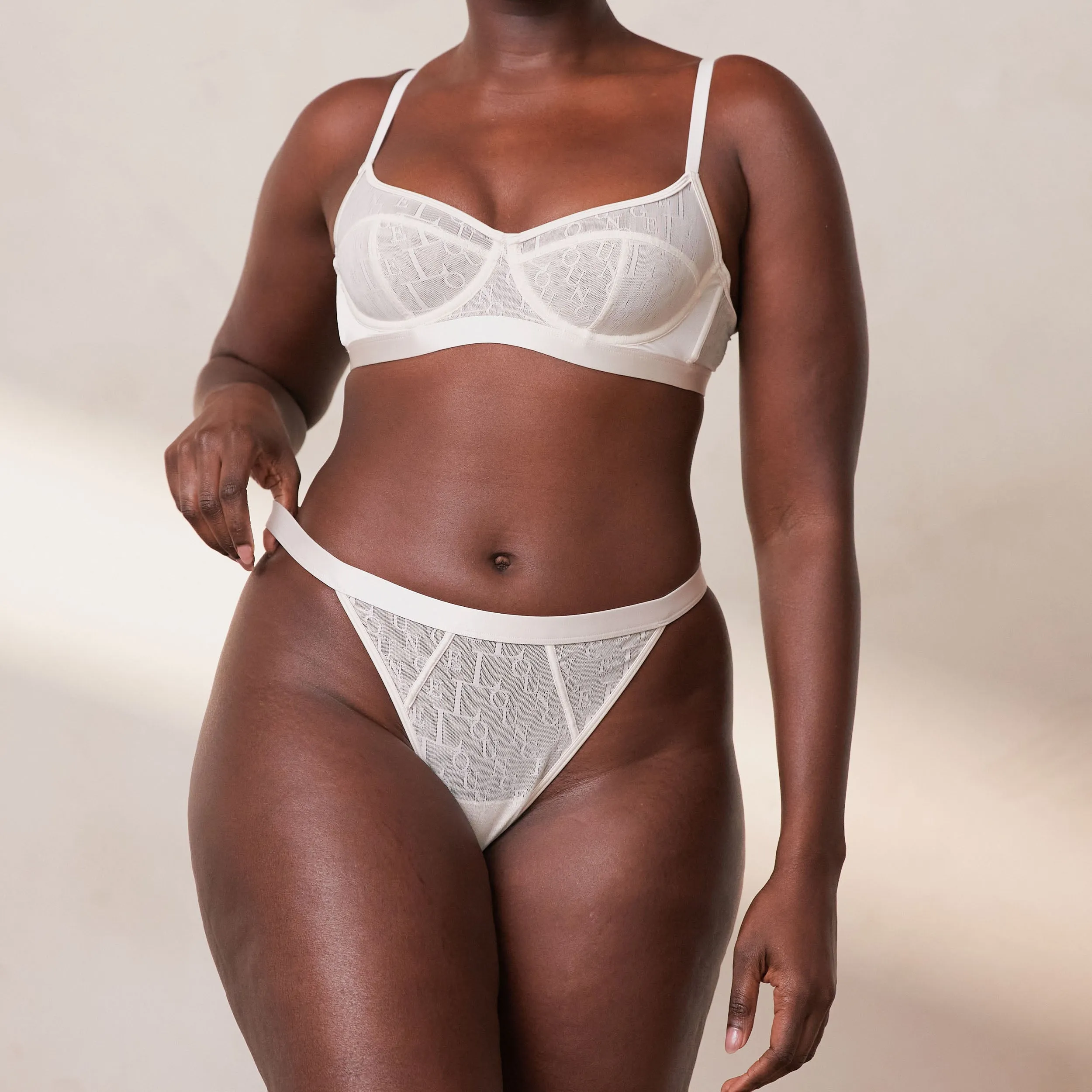 Chic Balcony Soutien-Gorge - Perle