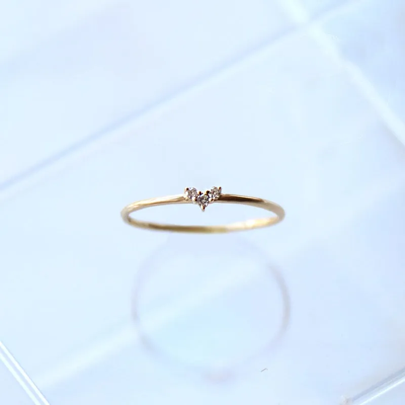 Chic Dainty Heart Ring