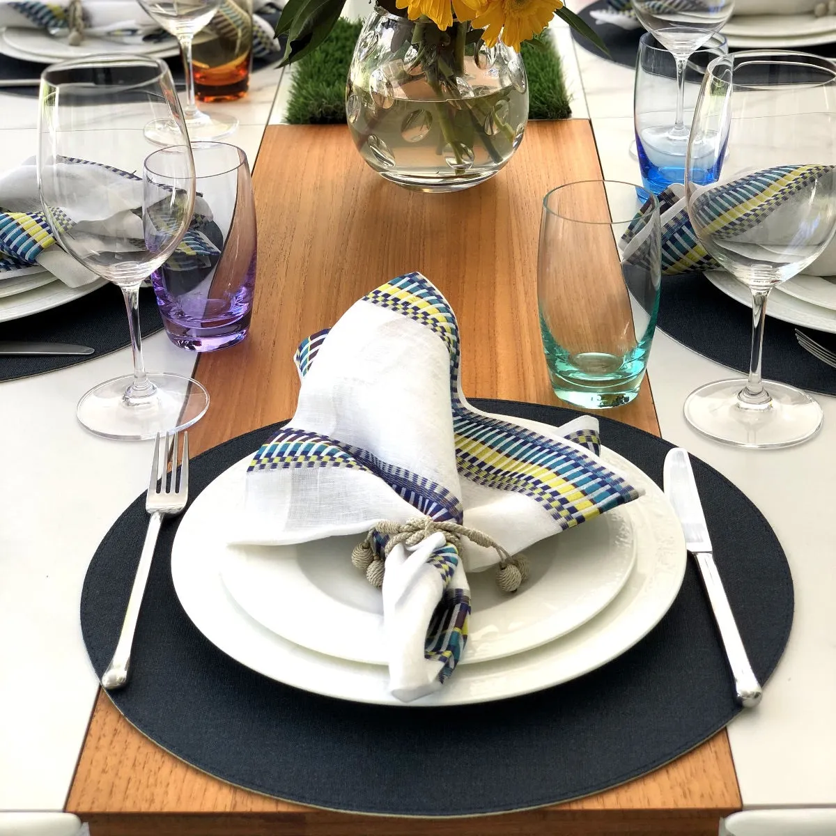 Chic Denim Placemats, S/4
