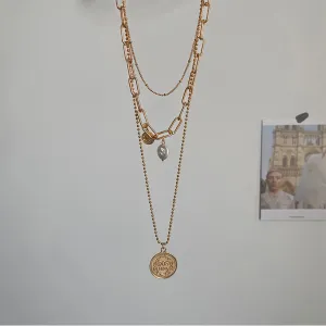 Chic multilayer necklace KF81661
