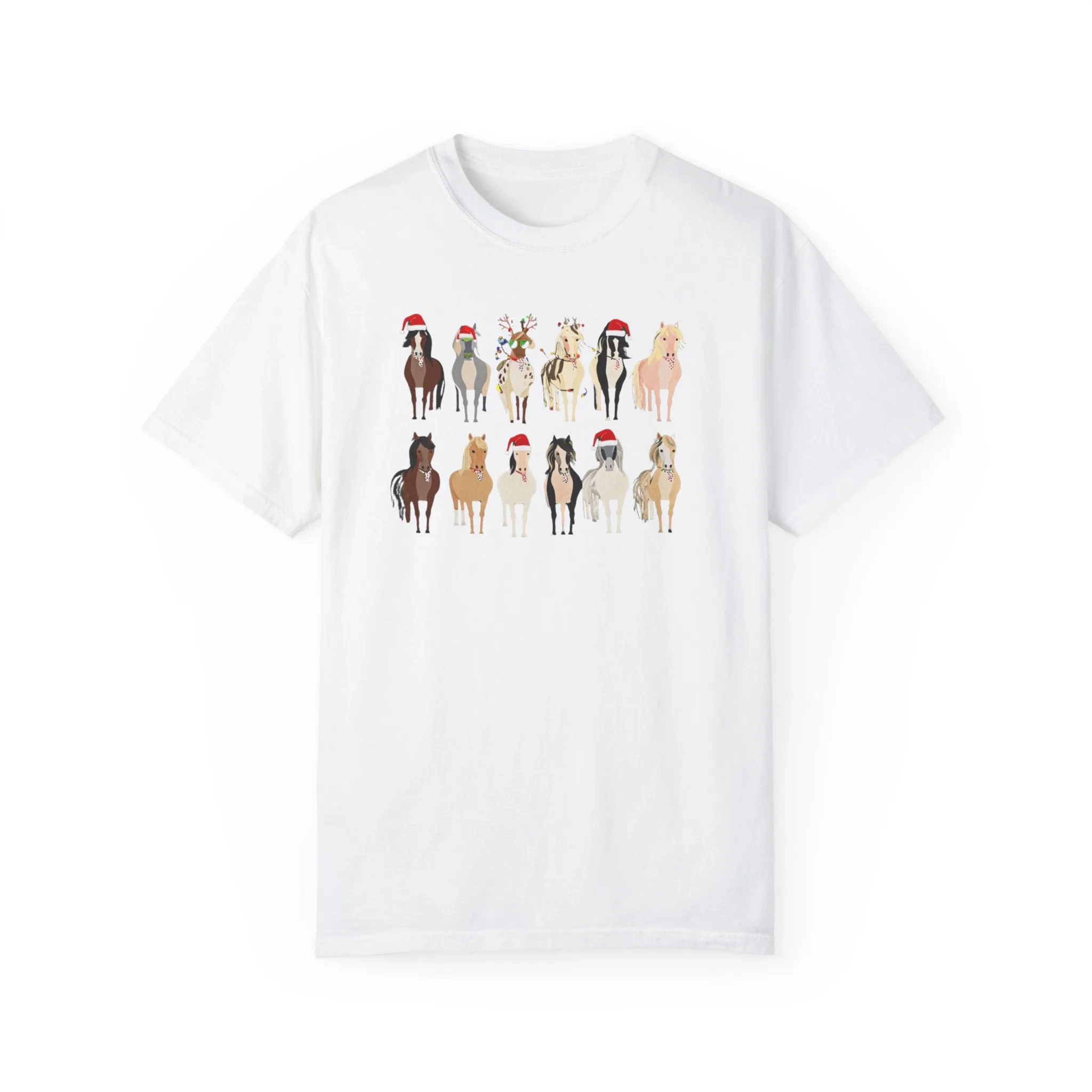 Christmas Horse Shirt Tee