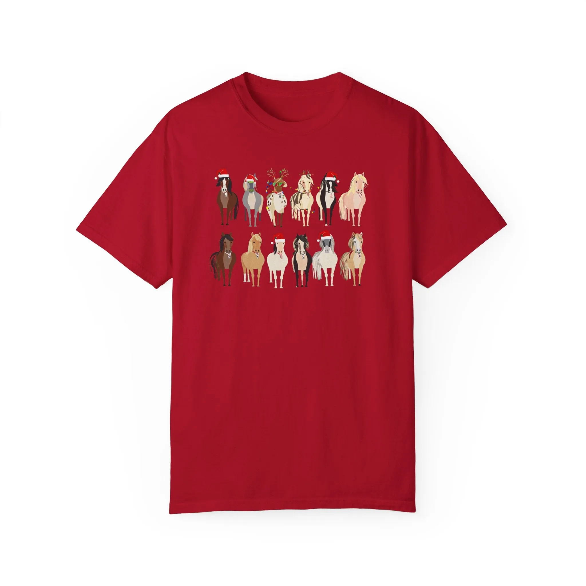 Christmas Horse Shirt Tee