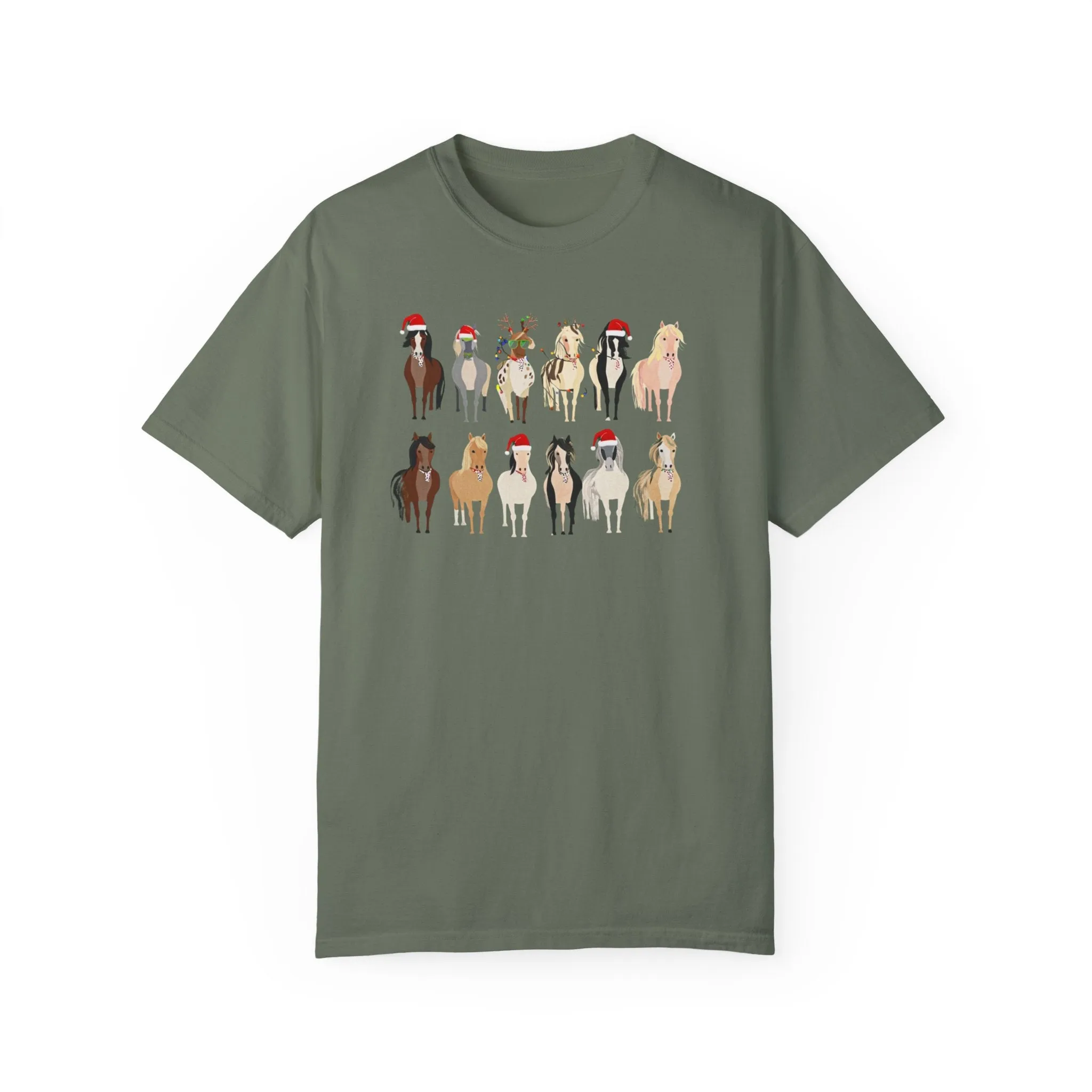Christmas Horse Shirt Tee
