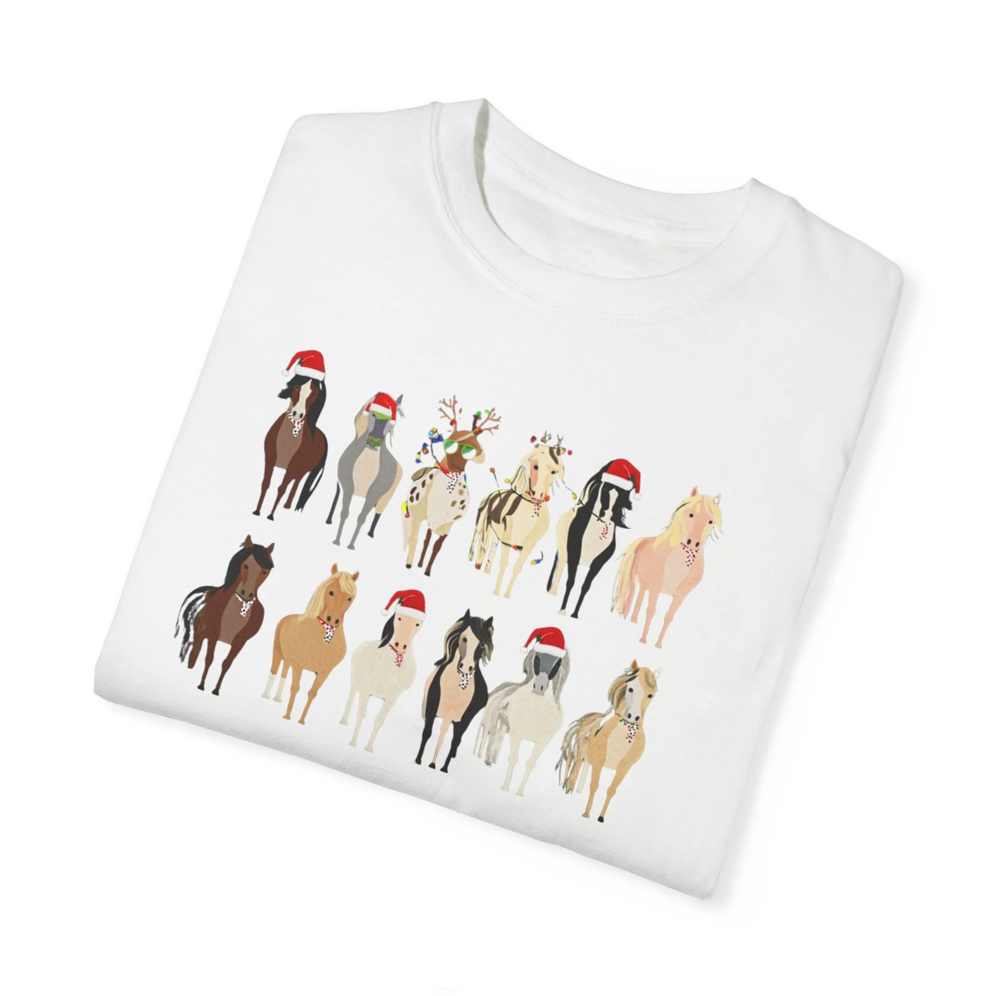 Christmas Horse Shirt Tee