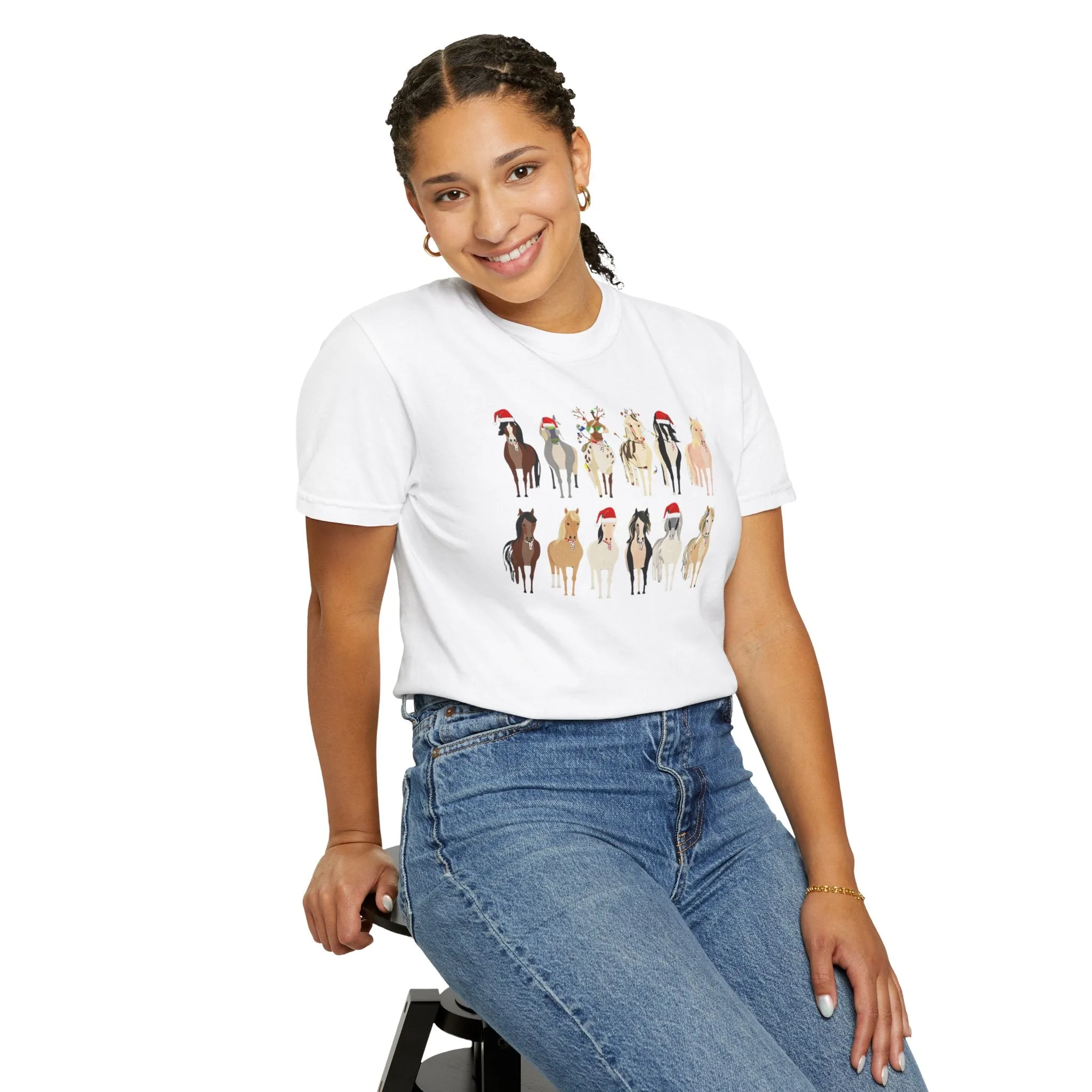Christmas Horse Shirt Tee