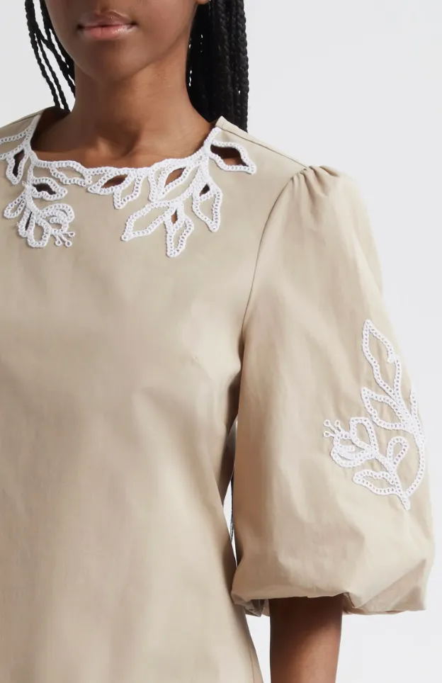CINQ Á SEPT PEONIES AURA DRESS