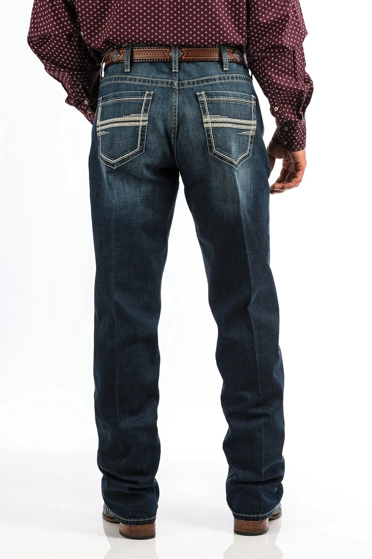CLMB67434001-26-34 Jeans - Mens Cinch Sawyer Dark Stone