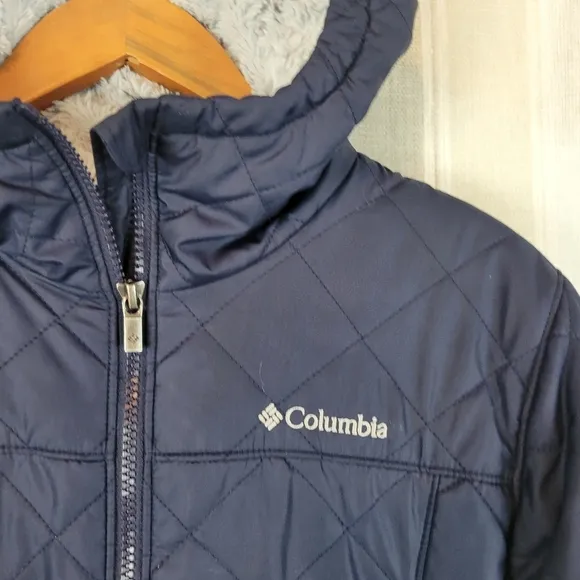 Columbia Copper Crest Long Jacket Coat Blue Size Medium