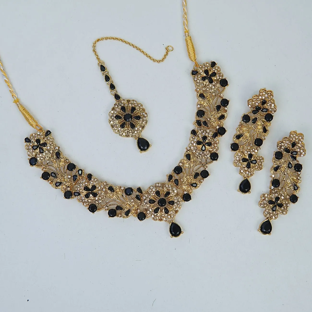 Copper Gold Look Stylish Necklace Set