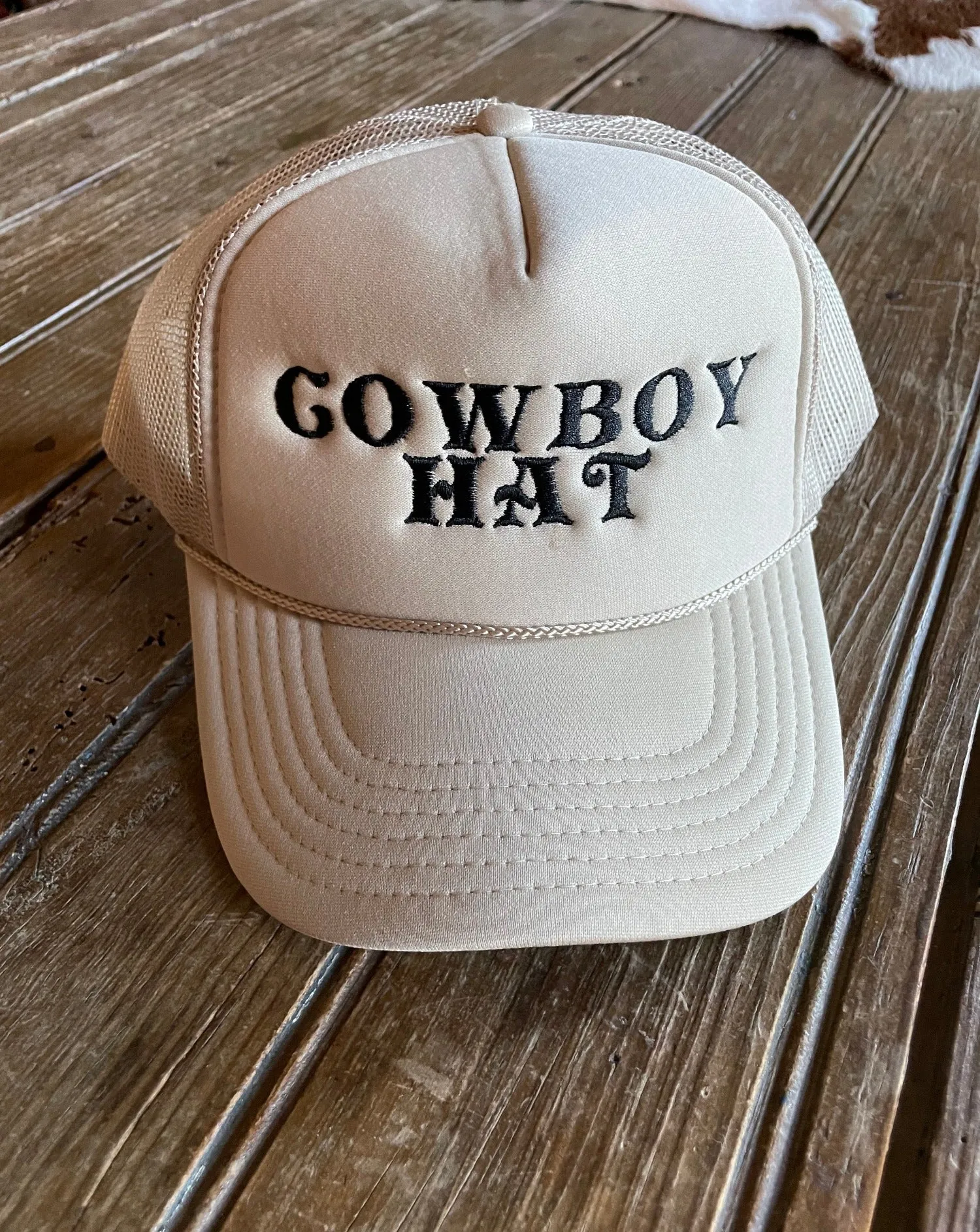 Cowboy Hat Trucker Cap