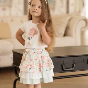 DAGA - Peachy Rose Skirt Set