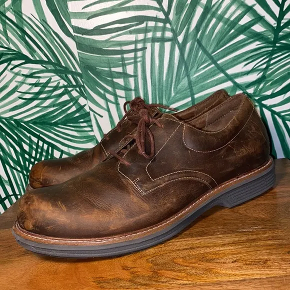 Dansko Brown Oiled Leather Josh Oxfords Men’s 44/10.5-11 8301070207