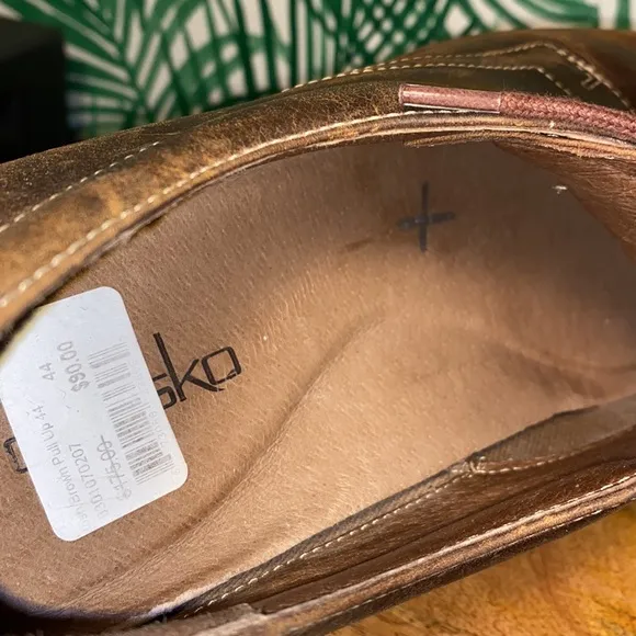 Dansko Brown Oiled Leather Josh Oxfords Men’s 44/10.5-11 8301070207