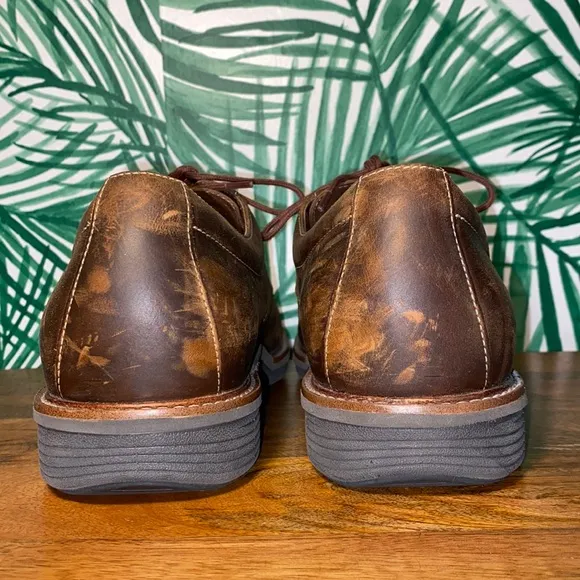 Dansko Brown Oiled Leather Josh Oxfords Men’s 44/10.5-11 8301070207