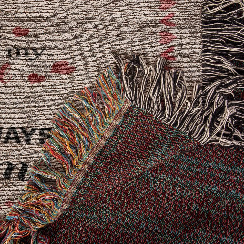 Daughter Gift-Woven Blanket-From MOM