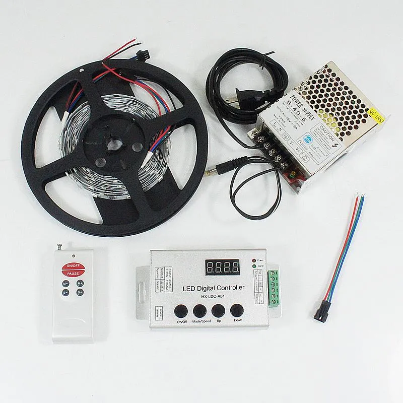 DC 5V SK6812 Individually Addressable LED Strip Light 5050 RGB Pixel LED Strip Kit 5 meters with 30LEDs