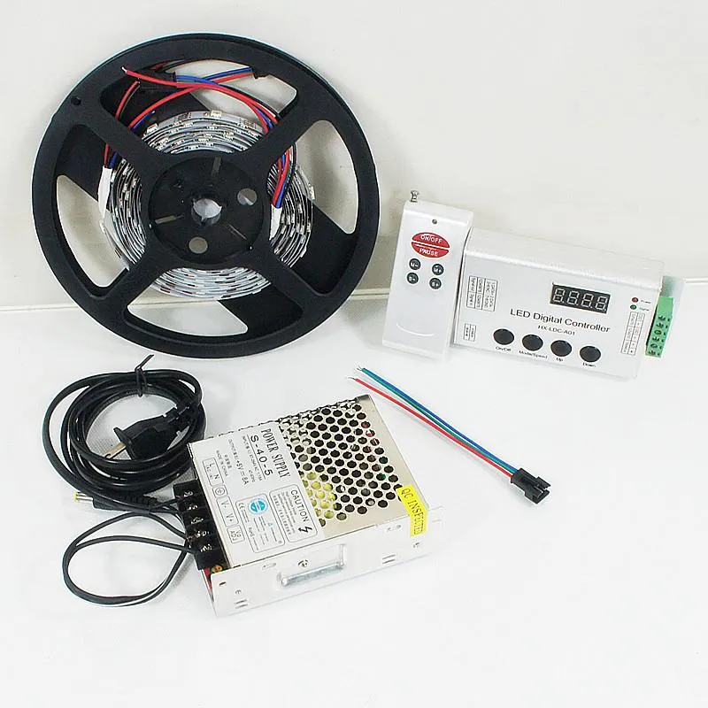 DC 5V SK6812 Individually Addressable LED Strip Light 5050 RGB Pixel LED Strip Kit 5 meters with 30LEDs