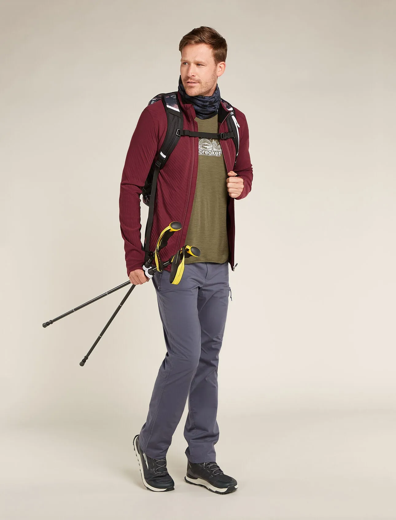 Descender Long Sleeve Zip Jacket (Men's) - IBB04853 - Past Season