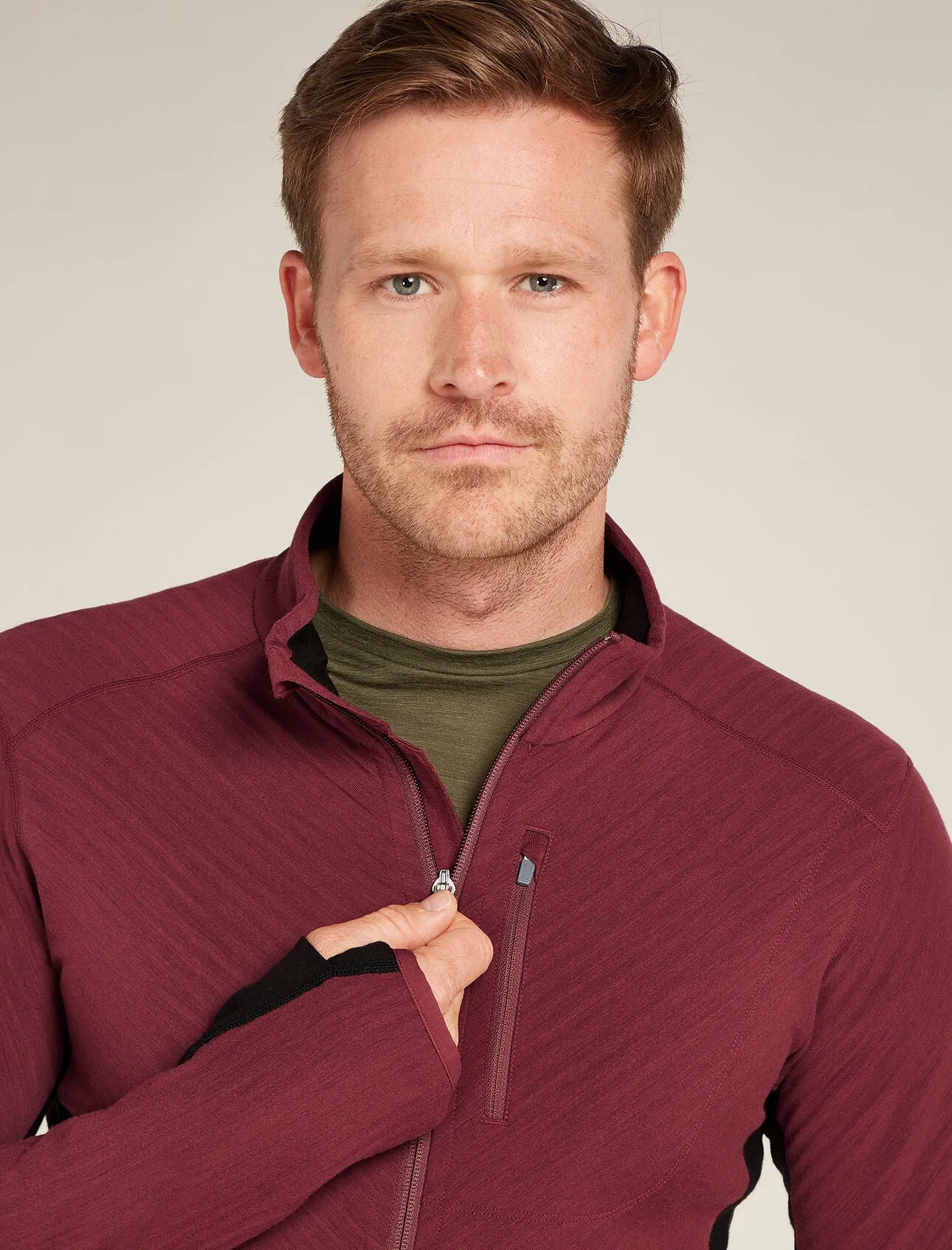 Descender Long Sleeve Zip Jacket (Men's) - IBB04853 - Past Season