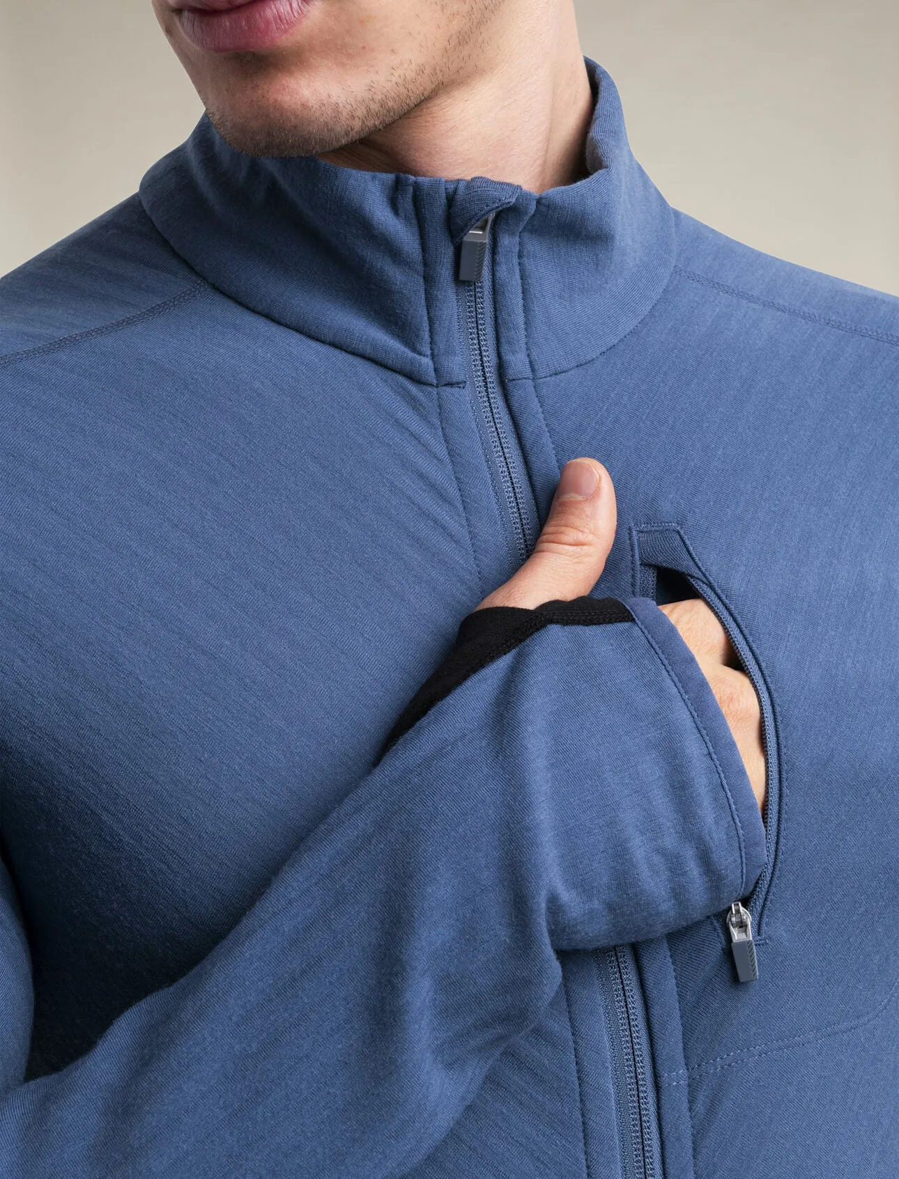 Descender Long Sleeve Zip Jacket (Men's) - IBB04853 - Past Season