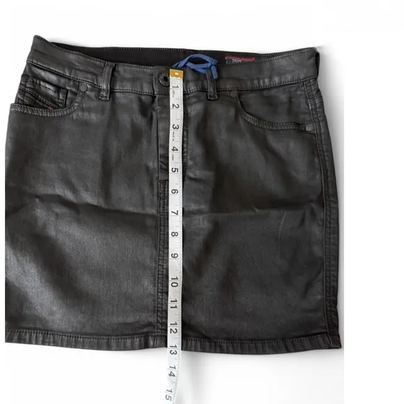 Diesel Womens Black Skirt Size 25