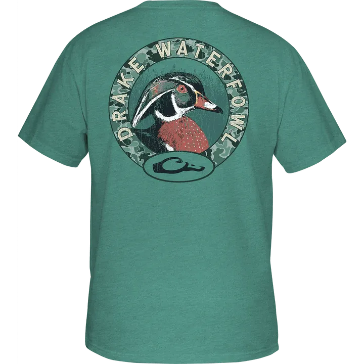 Drake Wood Duck Circle T-Shirt