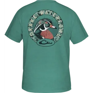 Drake Wood Duck Circle T-Shirt