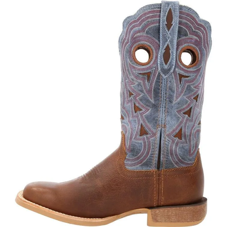 Durango Lady Rebel Pro Women’s Golden Brown & Periwinkle Western Boot DRD0422