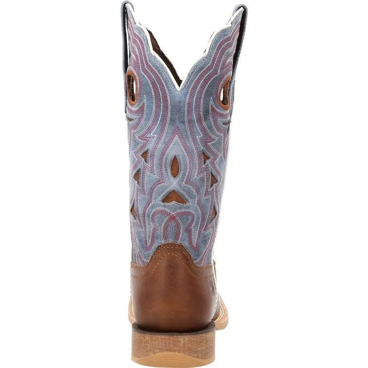 Durango Lady Rebel Pro Women’s Golden Brown & Periwinkle Western Boot DRD0422
