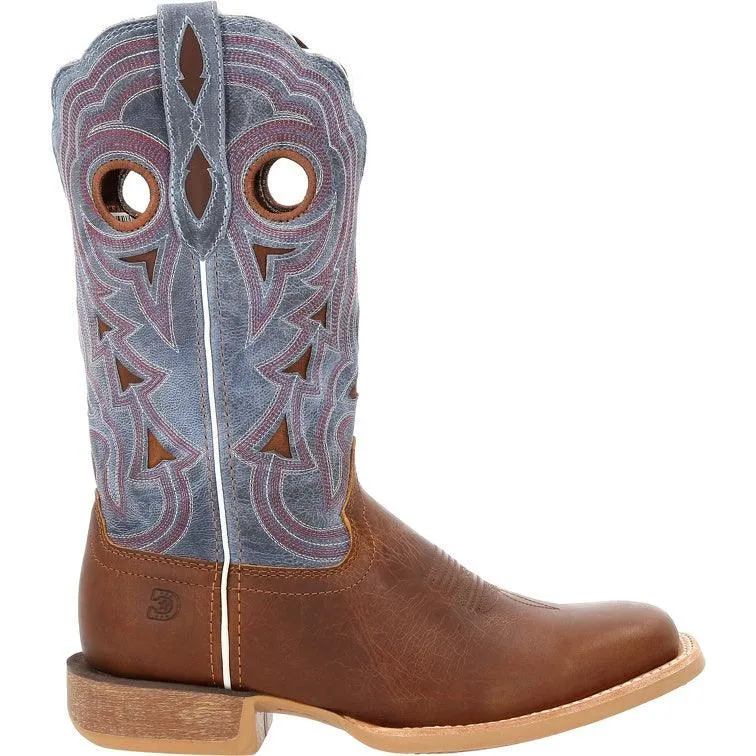 Durango Lady Rebel Pro Women’s Golden Brown & Periwinkle Western Boot DRD0422
