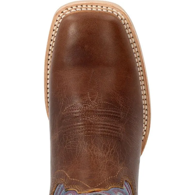 Durango Lady Rebel Pro Women’s Golden Brown & Periwinkle Western Boot DRD0422