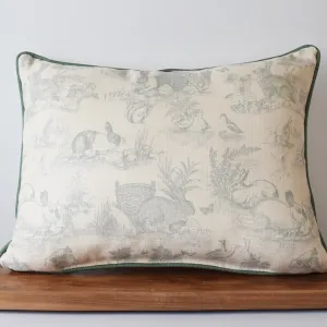 Easter Toile Rectangle Pillow