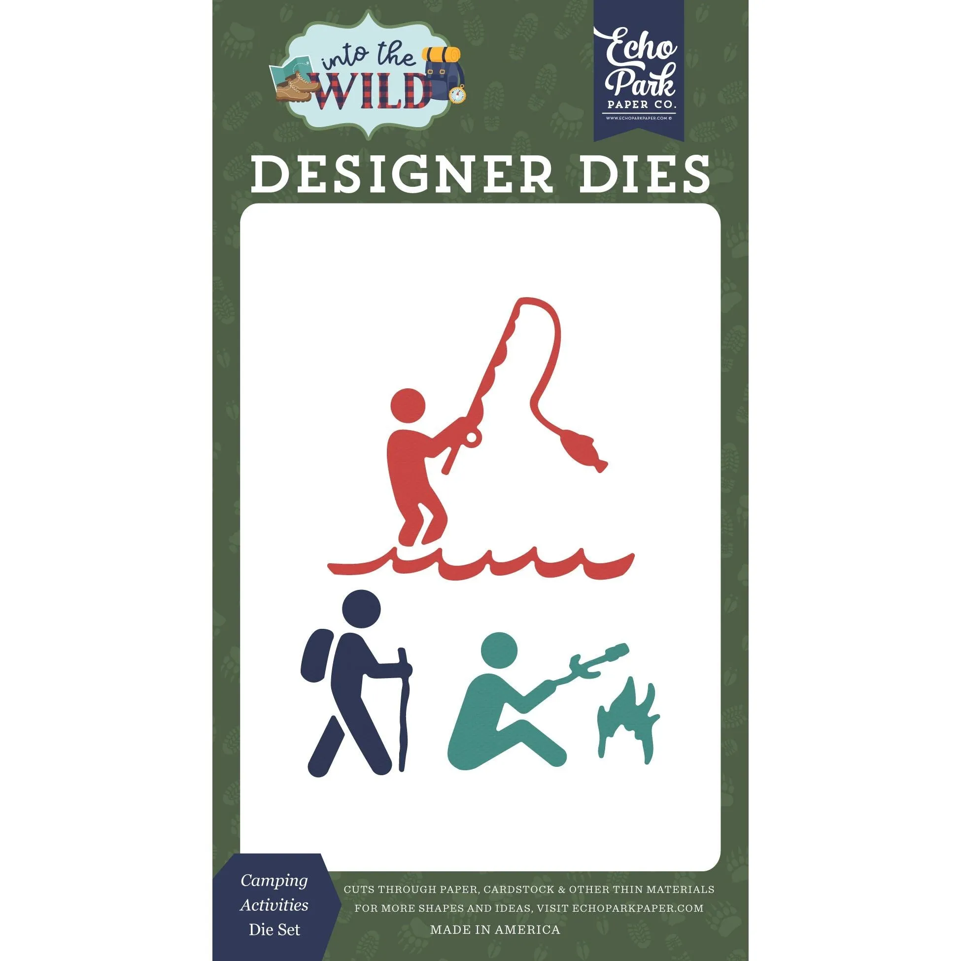 Echo Park - Into The Wild - Die Set - Camping Activities