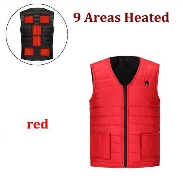 Electric Heating Vest Jacket - 11 Heat Spots