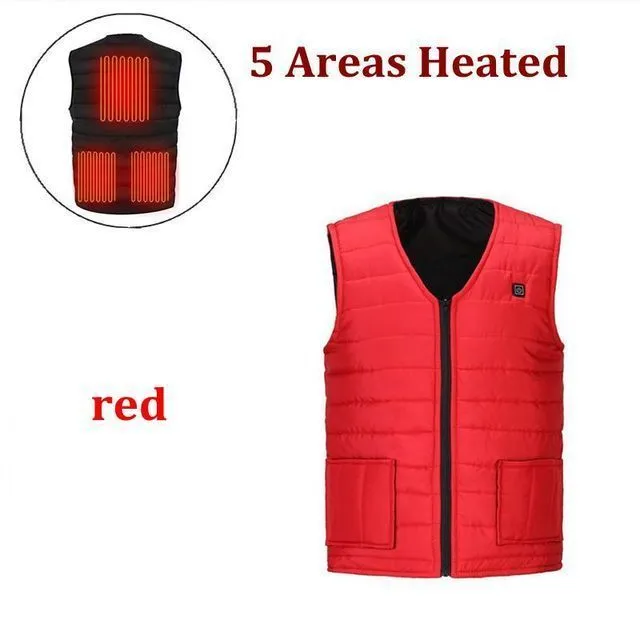 Electric Heating Vest Jacket - 11 Heat Spots