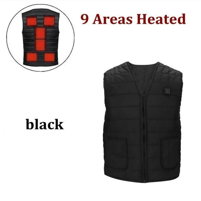 Electric Heating Vest Jacket - 11 Heat Spots
