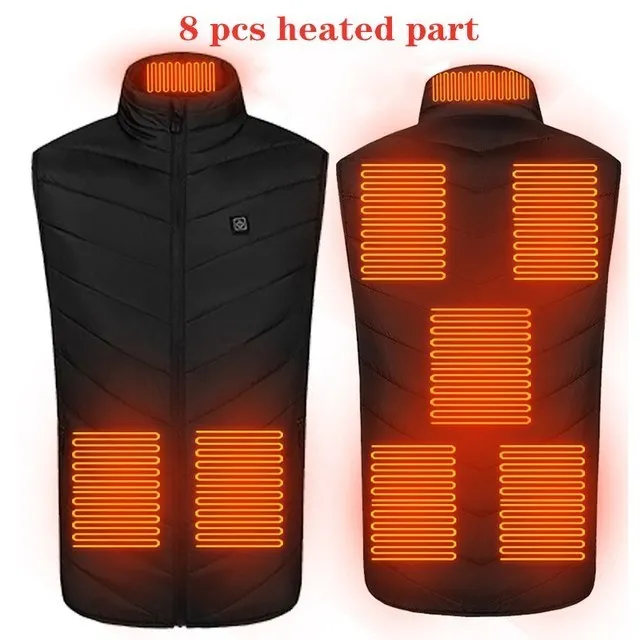 Electric Heating Vest Jacket - 11 Heat Spots