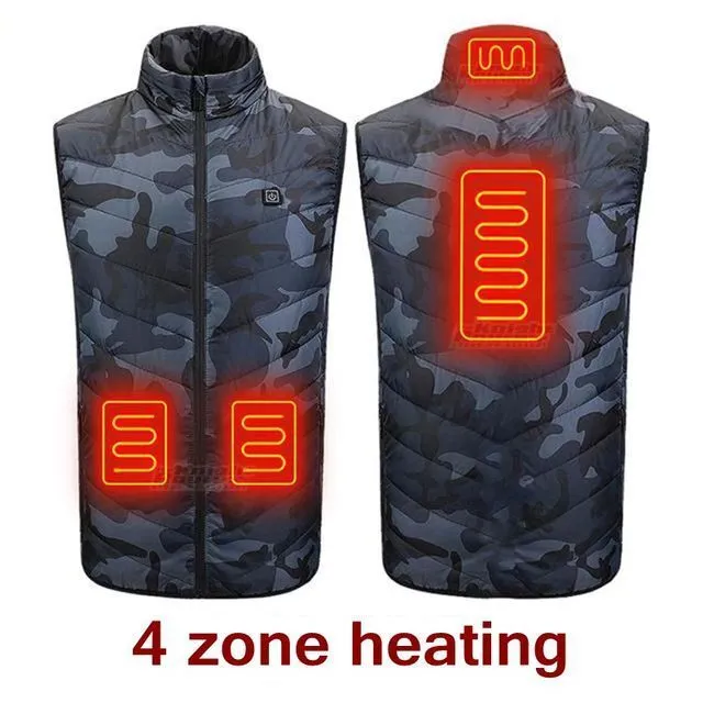 Electric Heating Vest Jacket - 11 Heat Spots