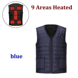 Electric Heating Vest Jacket - 11 Heat Spots