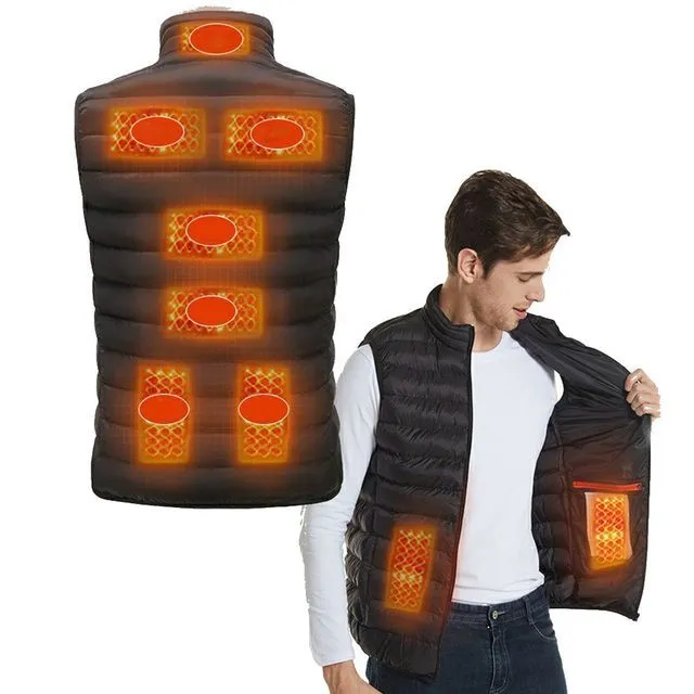 Electric Heating Vest Jacket - 11 Heat Spots