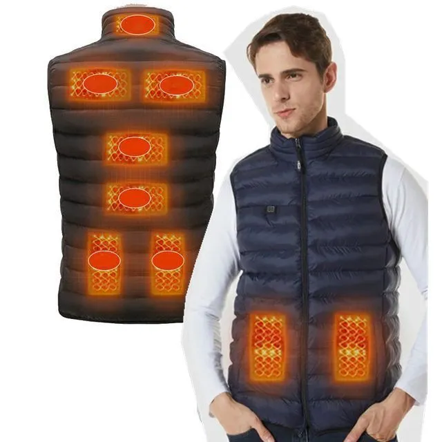 Electric Heating Vest Jacket - 11 Heat Spots