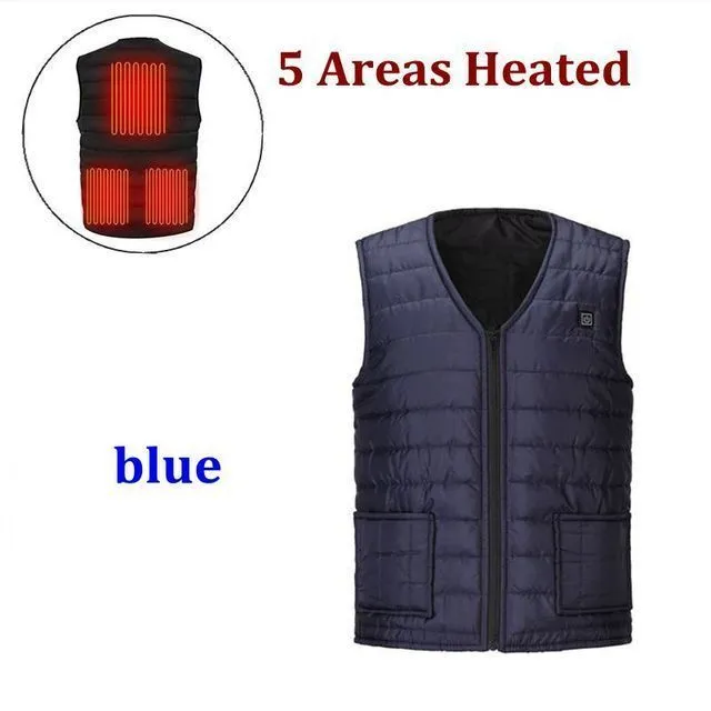 Electric Heating Vest Jacket - 11 Heat Spots
