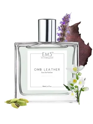 EM5™ Omb Leather Unisex Perfume EDP Spray for Men & Women | Leather Animalic Earthy Fragrance Accords | Luxury Gift for Him / Her | Variants Available: 50 ml Spray / 15 ml Spray