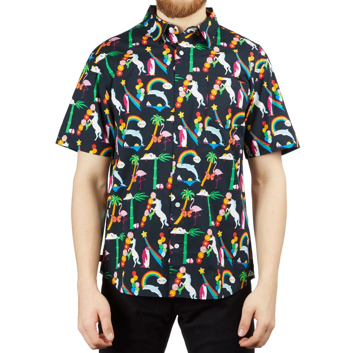 Enjoi Mens Party S/S Woven