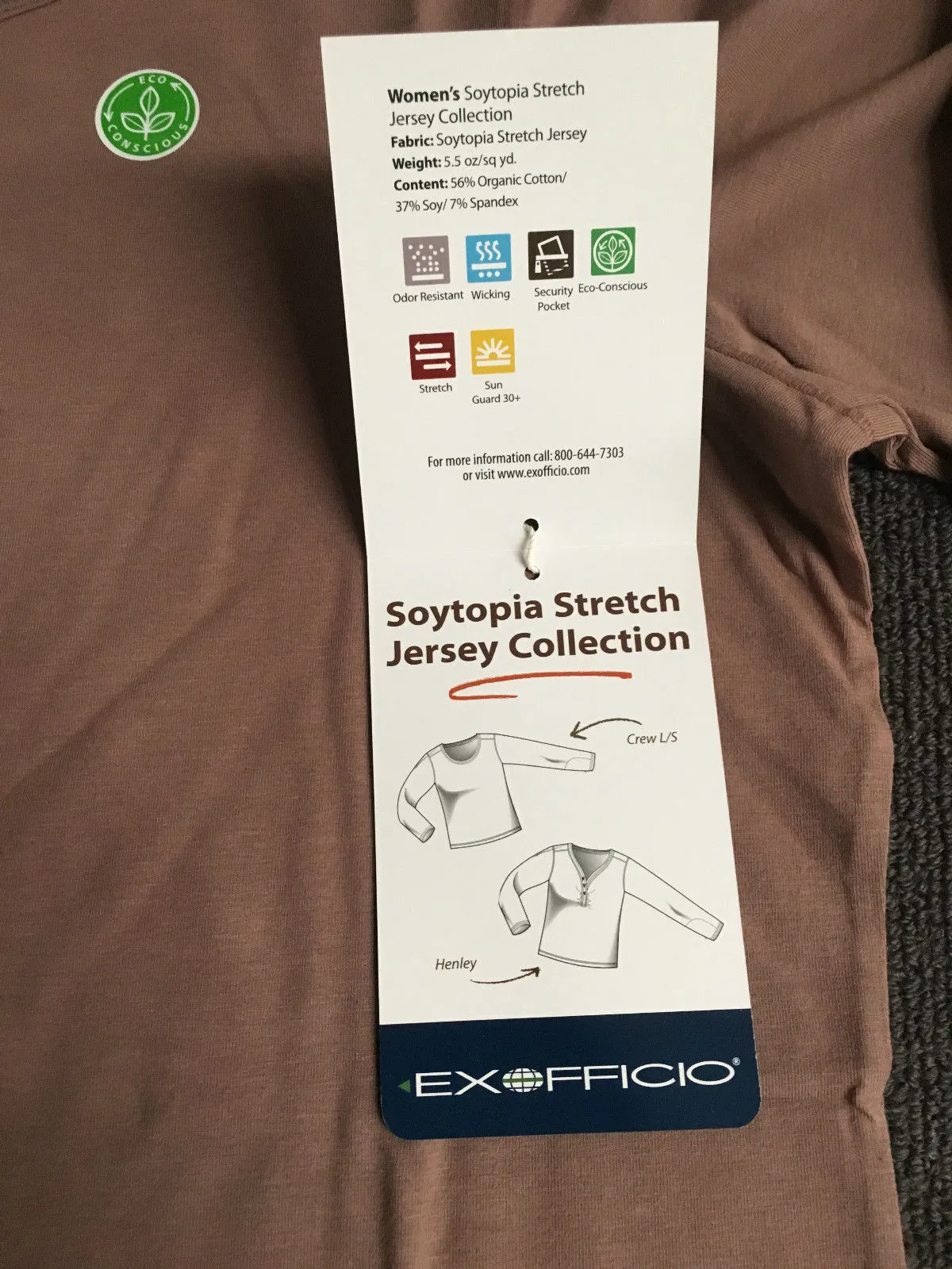 ExOfficio Soytopia Long Sleeve Crew Shirt